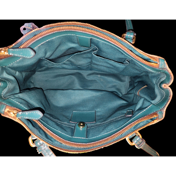 Peyton Signature Jordan double zip Carry-All (COACH F24603) - Picture 3 of 13